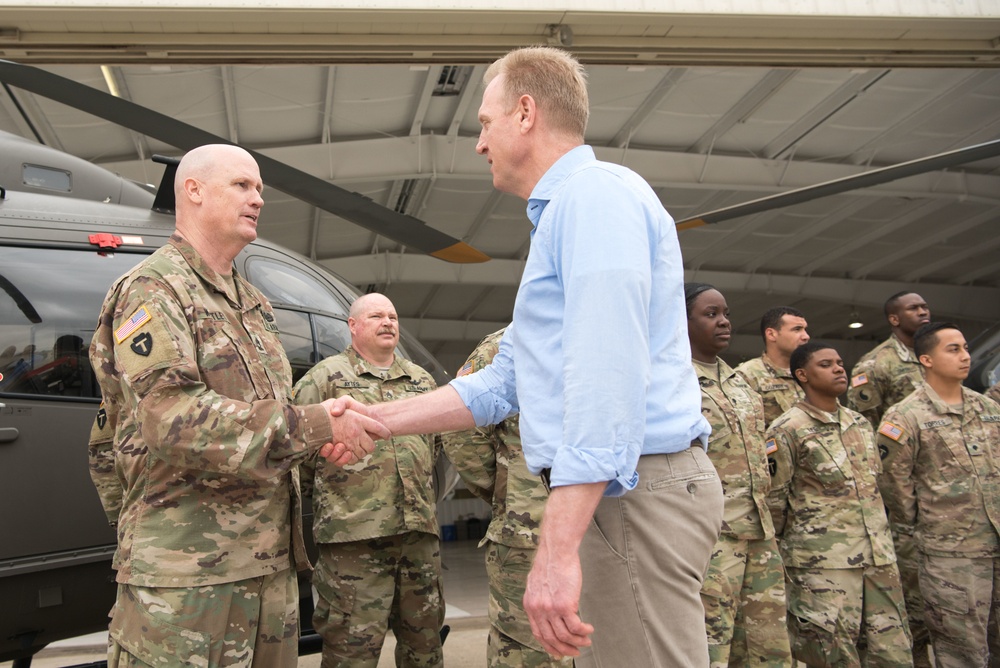 A/SD meets with National Guard Soldiers at US Southern Border