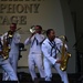 The U.S. 7th Fleet Band performs at Singapore Botanical Gardens during a port visit to Singapore
