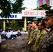 U.S. Marines and ADF service members visit a Vietnamese School