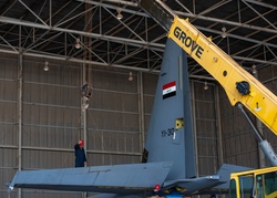 Iraqi Air Force maintainers perform C2 checks [Image 8 of 10]