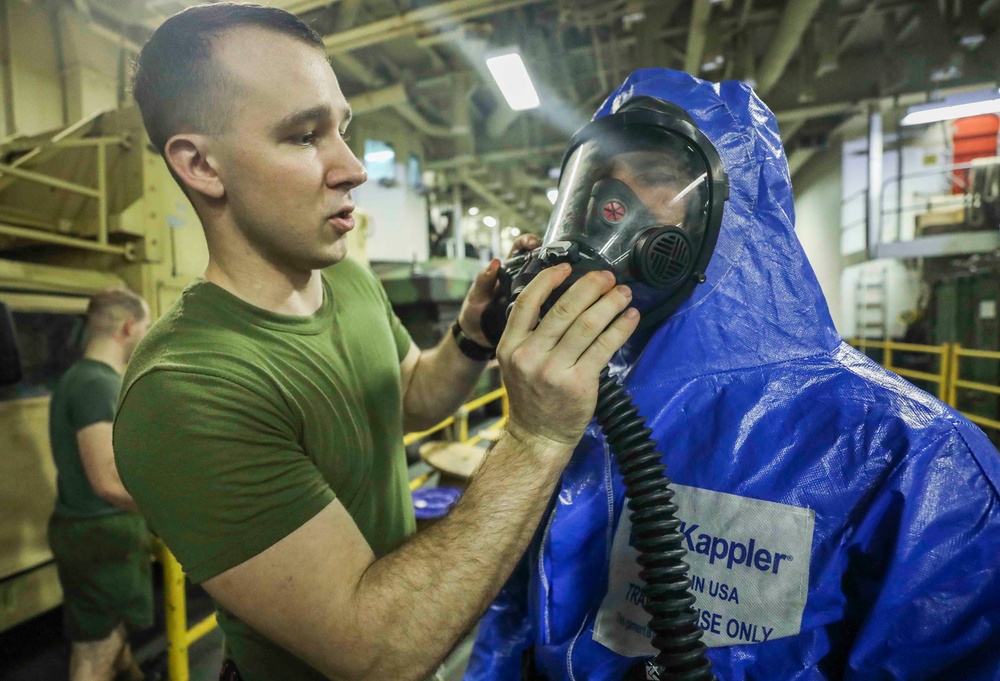 22nd MEU Chemical, Biological, Radiological and Nuclear Training