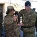 U.S. Army combat patch ceremony