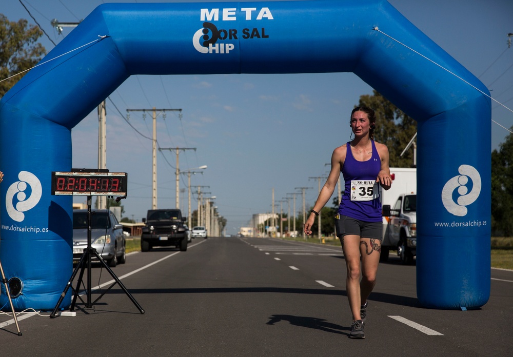 Moron Air Base hosts annual “No Bull” half marathon, 10-kilometer race