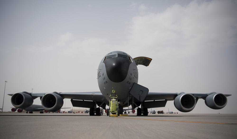 the 28th Expeditionary Air Refueling Squadron supports OIR