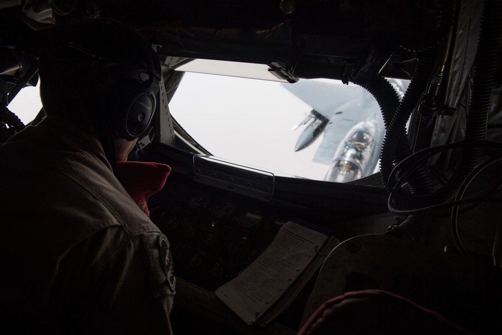 The 28th Expeditionary Air Refueling Squadron supports OIR