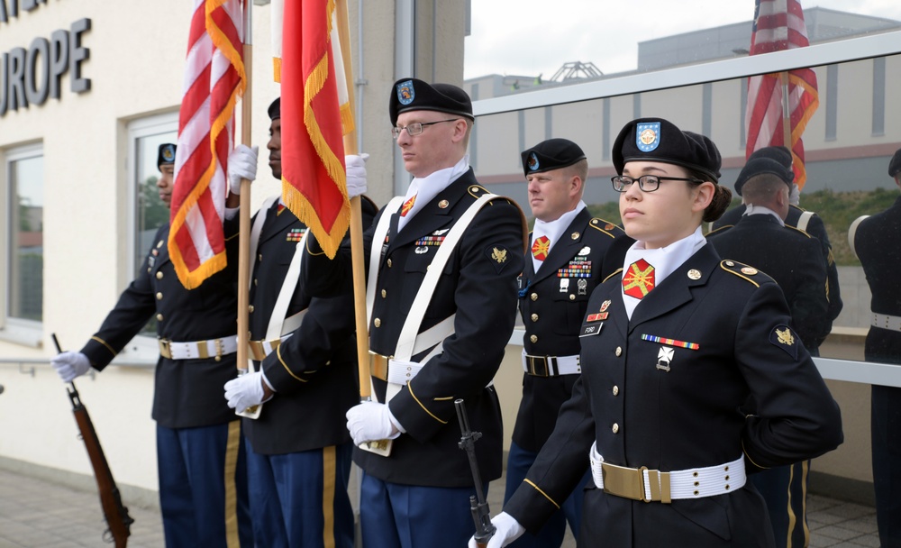 German Gen. Erhard Bühler visits U.S. Army Europe Headquarters