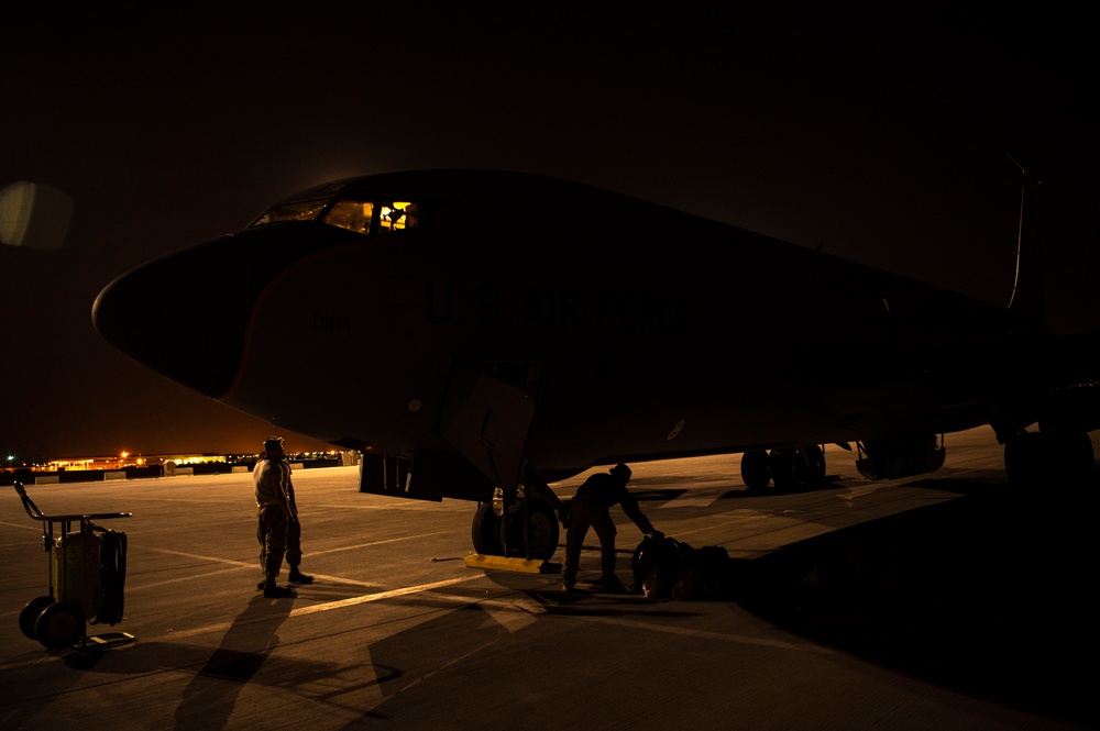 The 28th Expeditionary Air Refueling Squadron supports OIR