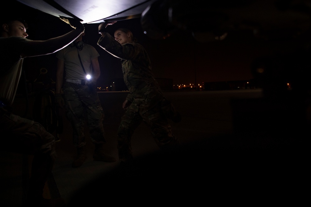 The 28th Expeditionary Aerial Refueling Squadron supports OIR