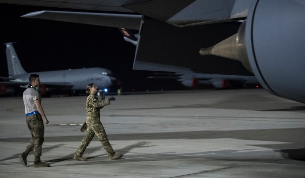 The 28th Expeditionary Air Refueling Squadron supports OIR