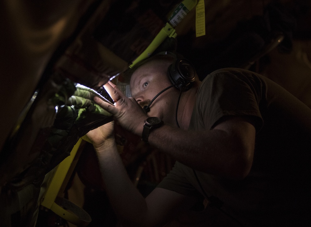 The 28th Expeditionary Air Refueling Squadron supports OIR