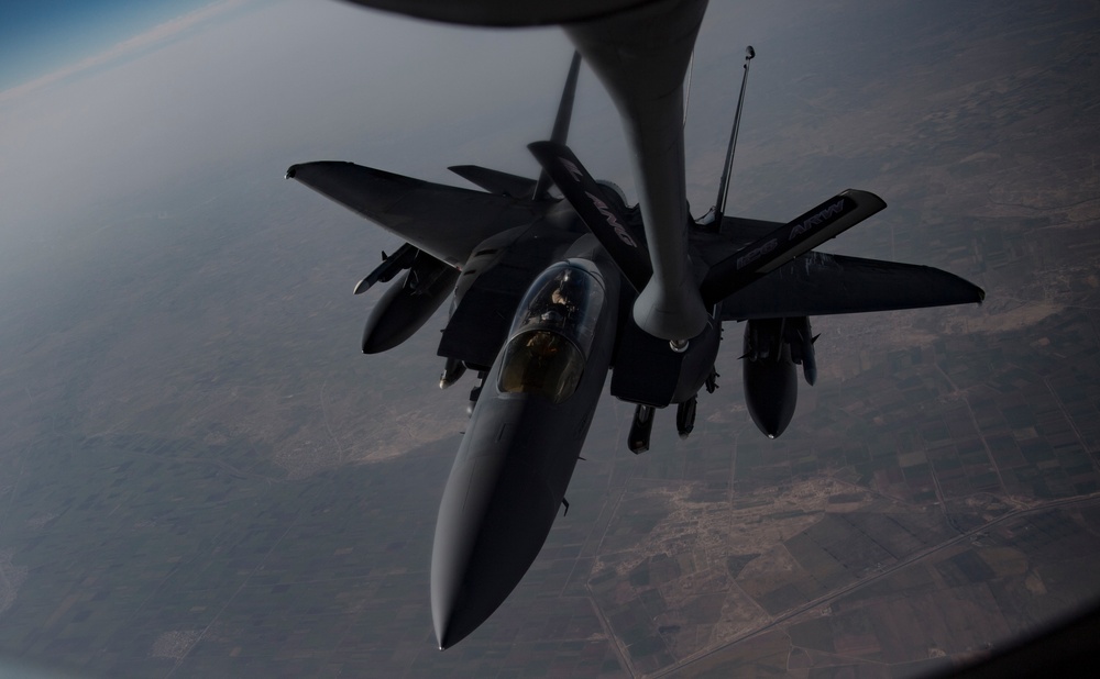 The 28th Expeditionary Air Refueling Squadron supports OIR