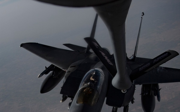 The 28th Expeditionary Air Refueling Squadron supports OIR