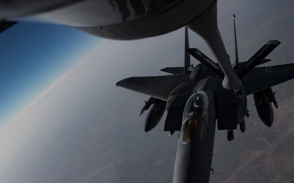 The 28th Expeditionary Air Refueling Squadron supports OIR
