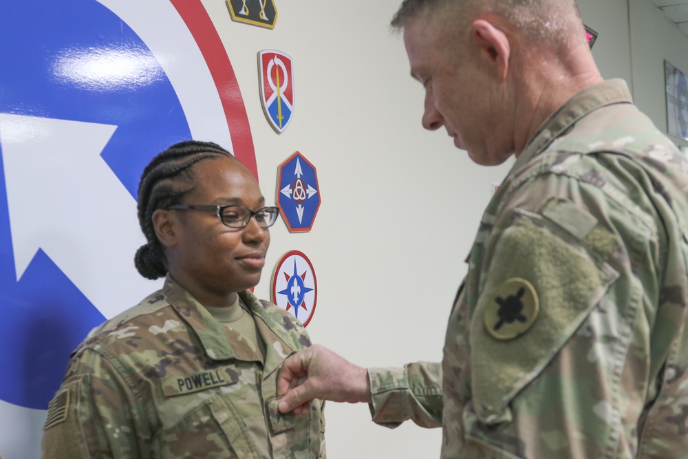 Sgt. Powell's Promotion