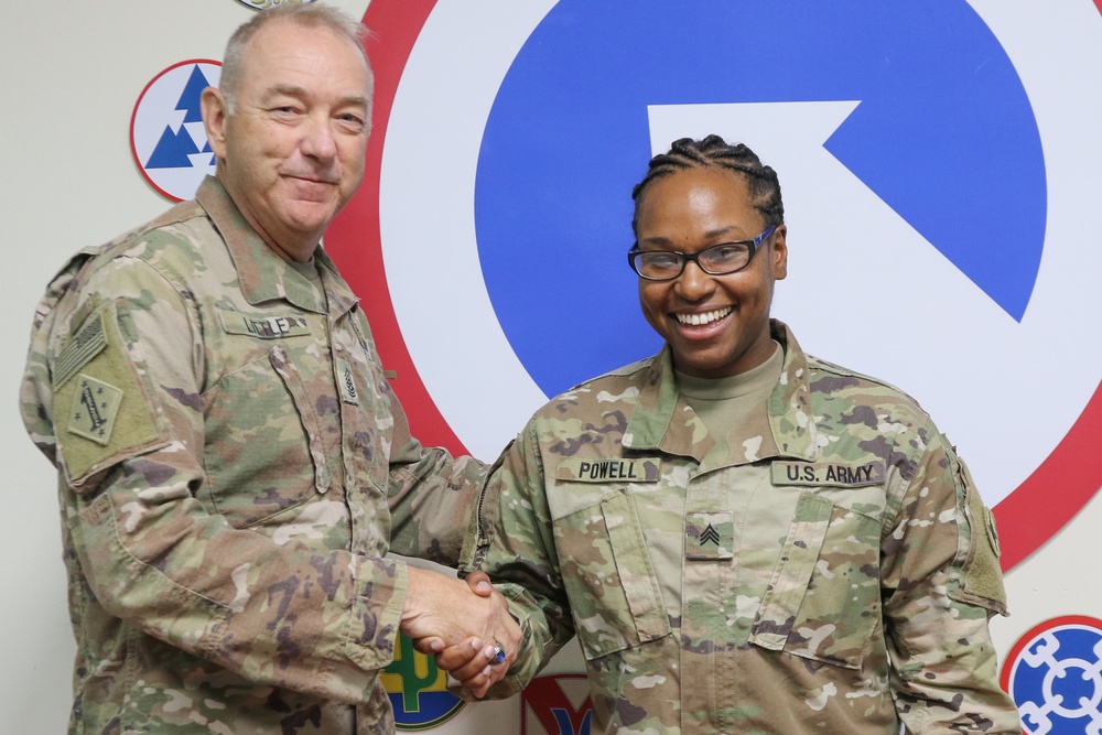 Sgt. Powell's Promotion