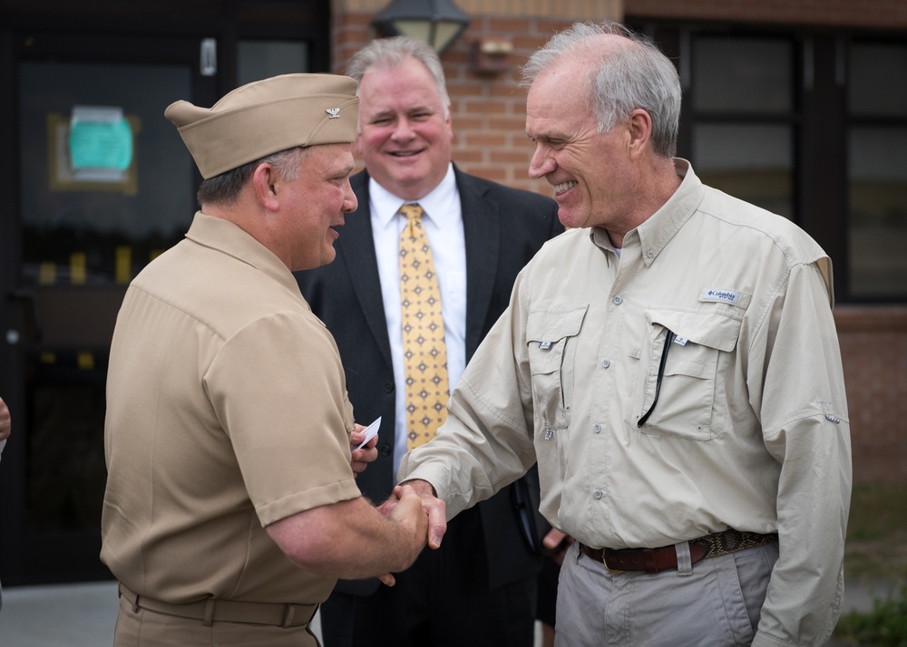 Secretary of the Navy Richard V. Spencer, visits NSWC Panama City