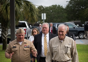 Secretary of the Navy Richard V. Spencer, visits NSWC Panama City