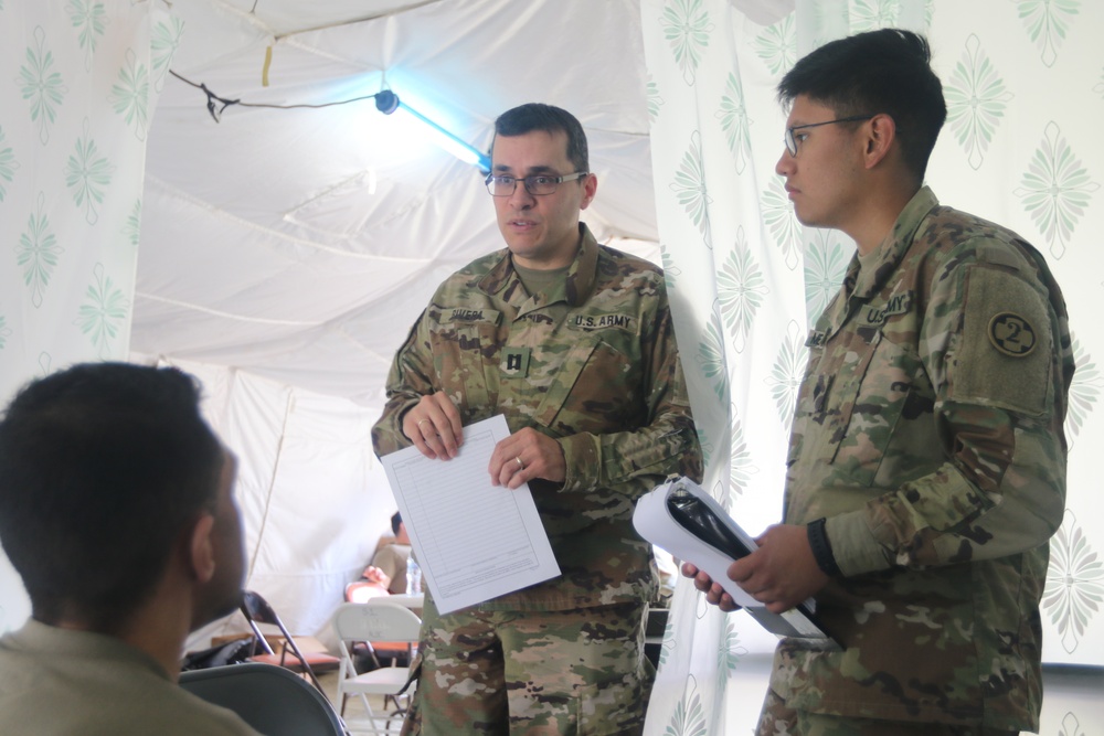 U.S. Army Reserve Soldiers provide medical support during Beyond the Horizon 2019