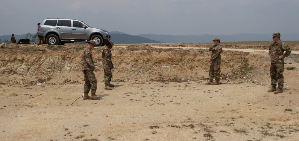 411th Engneer Brigade begins the Aldea Eucalypto School building project during exercise Beyond the Horizon 2019