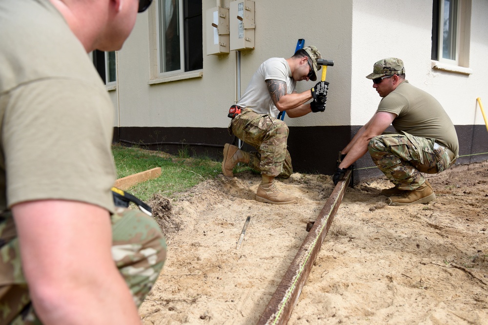 169th Civil Engineer Squadron trains at Bellows Air Force Base