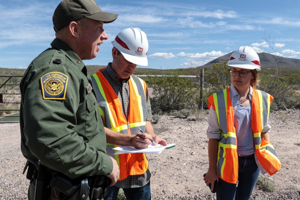 Corps conducts border barrier assessments