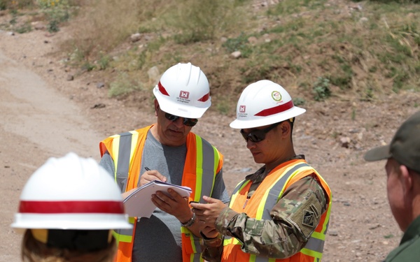 Corps conducts border barrier assessments