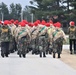 Wisconsin Challenge Academy cadets march at Fort McCoy