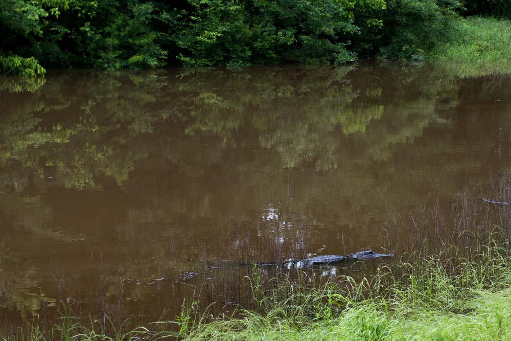 East reservation flooding on Barksdale