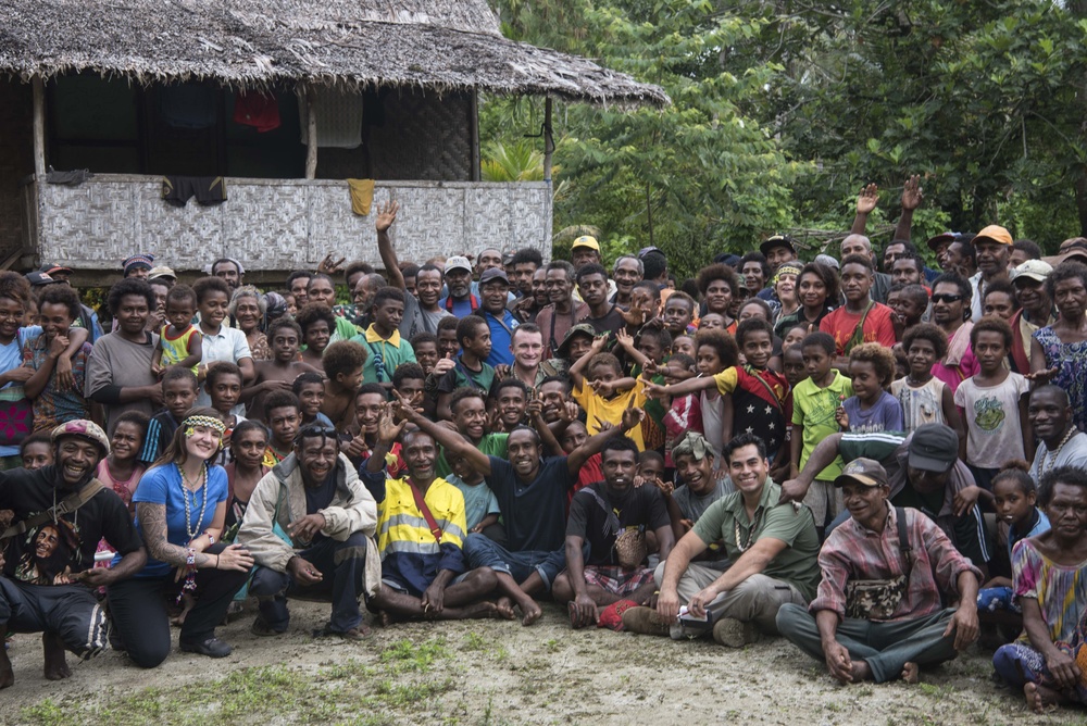DPAA Investigation Team builds relationships with villages in Papua New Guinea