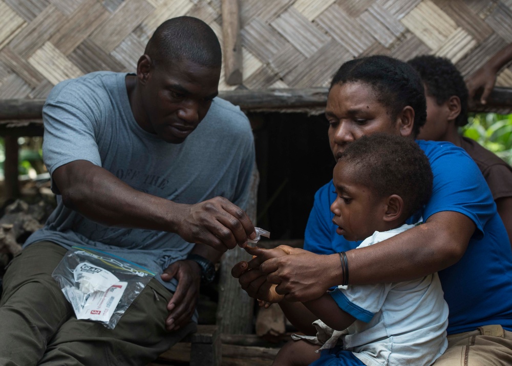 DPAA Investigation Team builds relationships with villages in Papua New Guinea