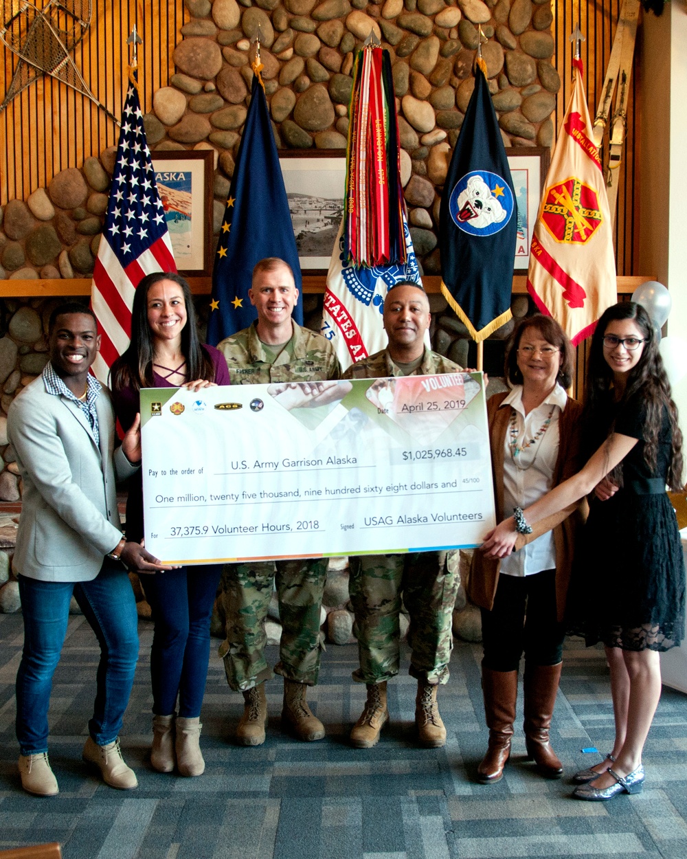 $1 million in volunteer hours at Fort Wainwright