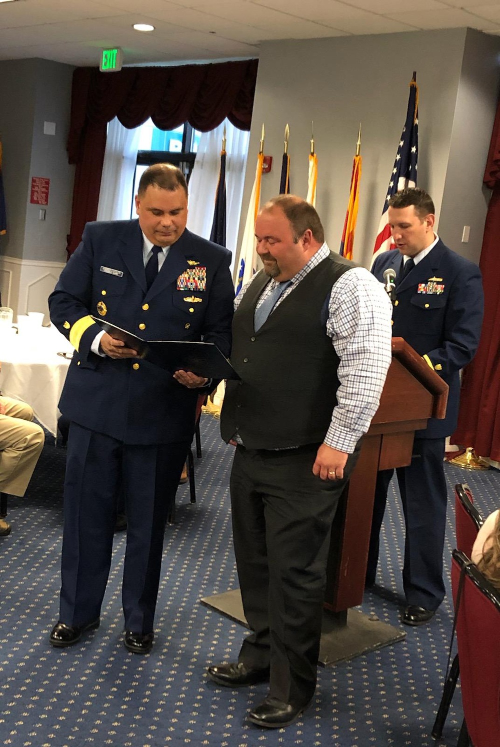 Matt Tessier receives special honor from U.S. Coast Guard