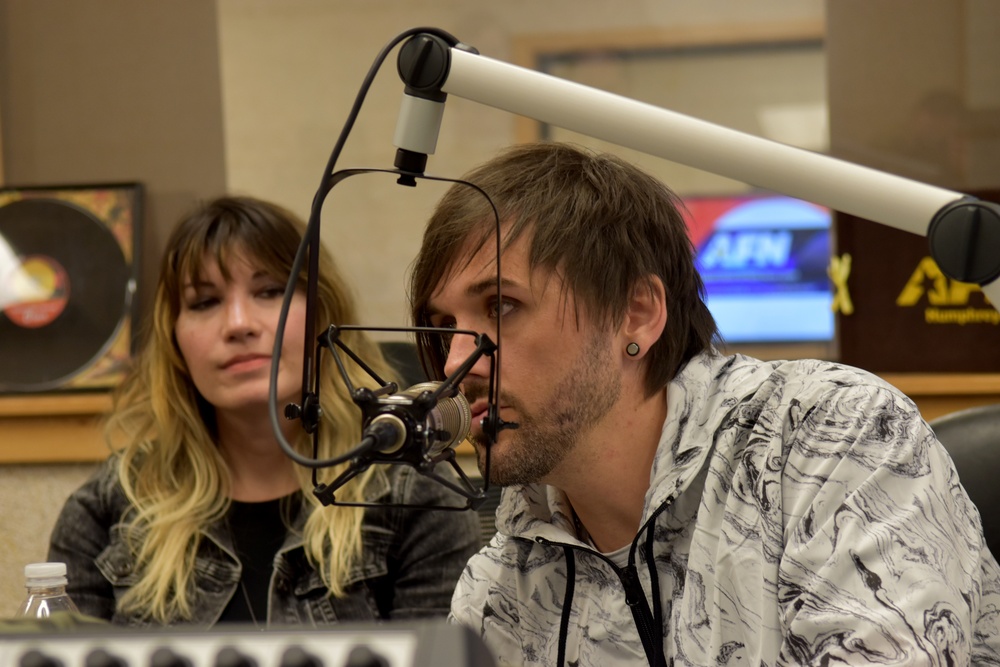 Sick Puppies band gives AFN Humphreys radio interview