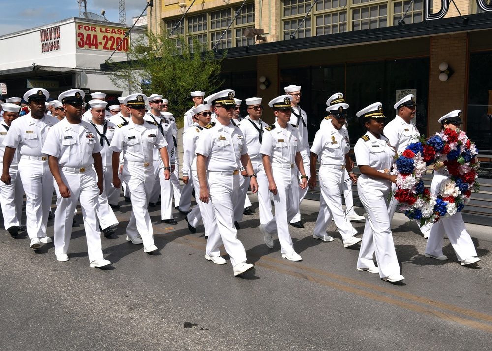 Sailors spread Naval Awareness in Military City USA during Fiesta San Antonio 2019