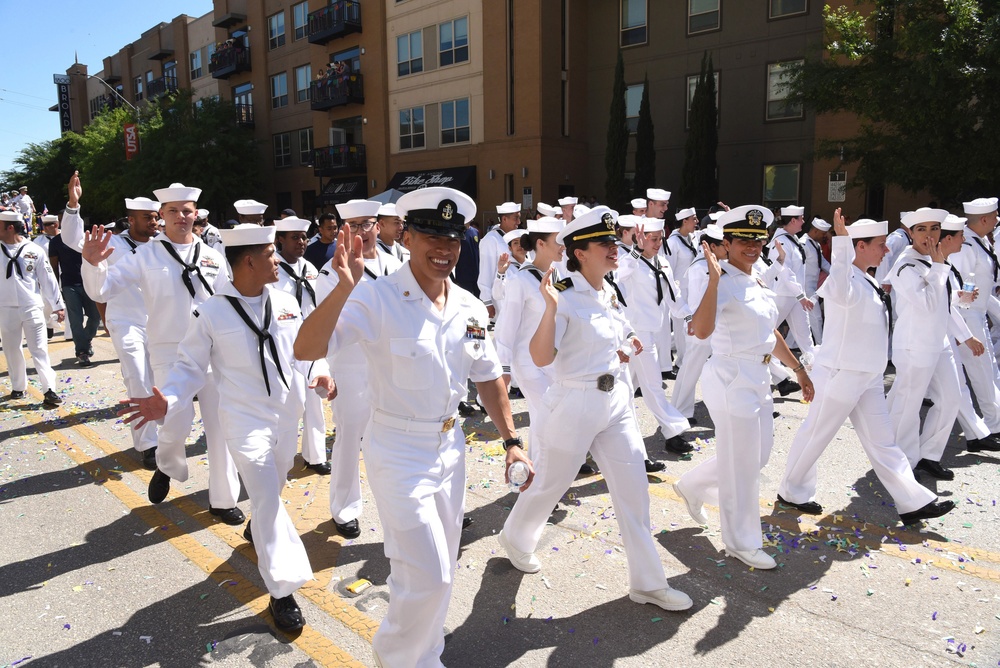 Sailors spread Naval Awareness in Military City USA during Fiesta San Antonio 2019