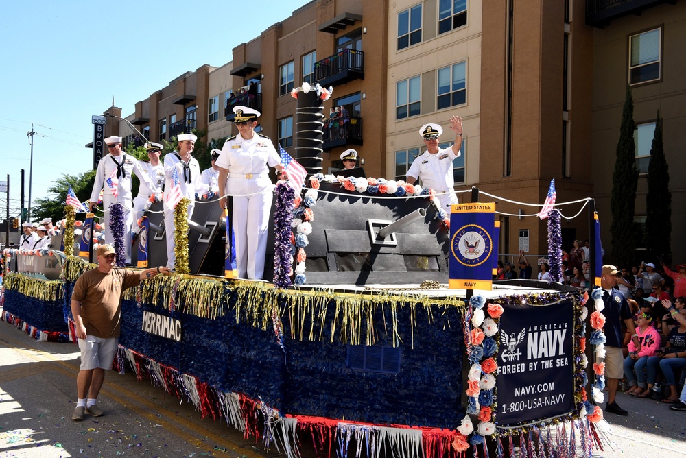 Sailors spread Naval Awareness in Military City USA during Fiesta San Antonio 2019