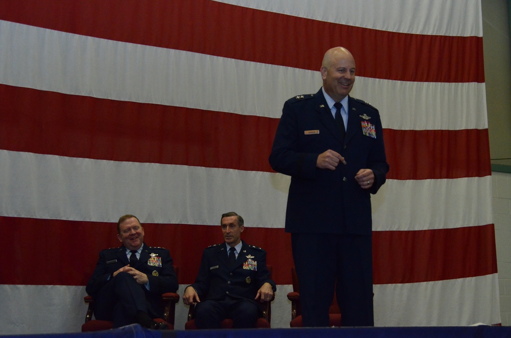 Maj Gen Borgen Addresses Audience