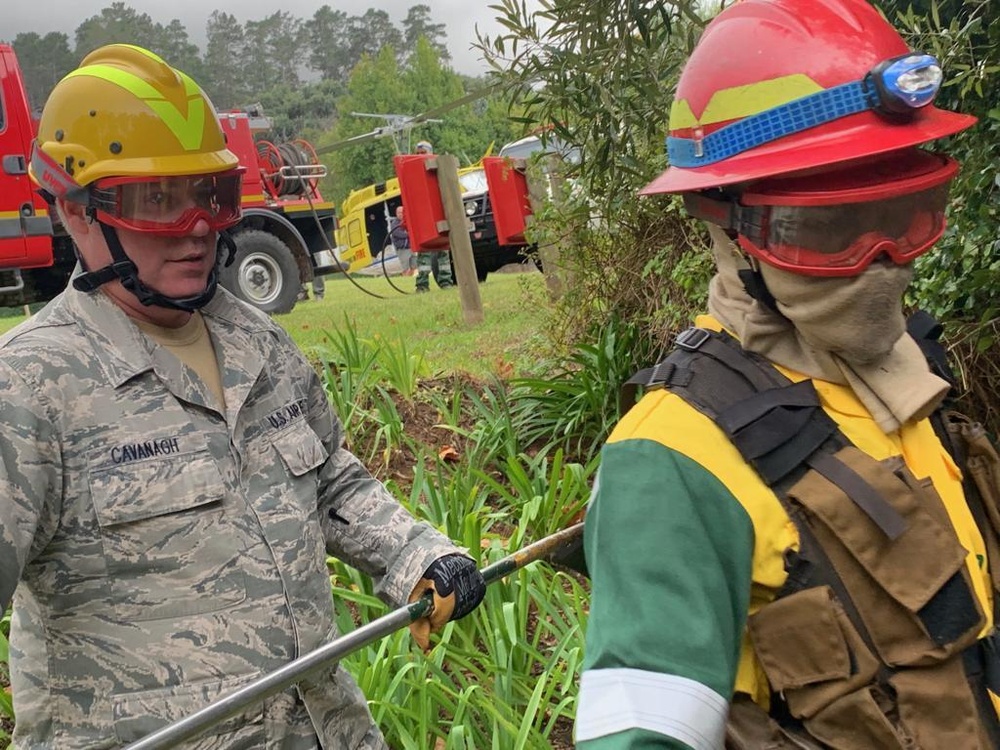 New York Air National Guardsmen train with South African Firefighters