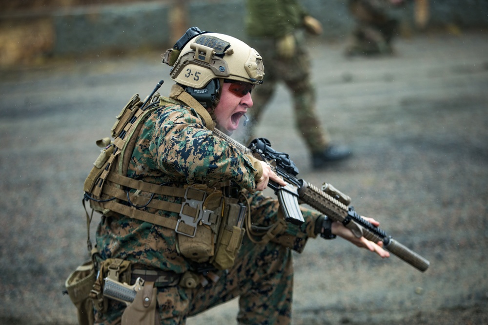 U.S. Marines, Norwegian Coastal Ranger Commando Execute Immediate Action Drills Platinum Ren 2019