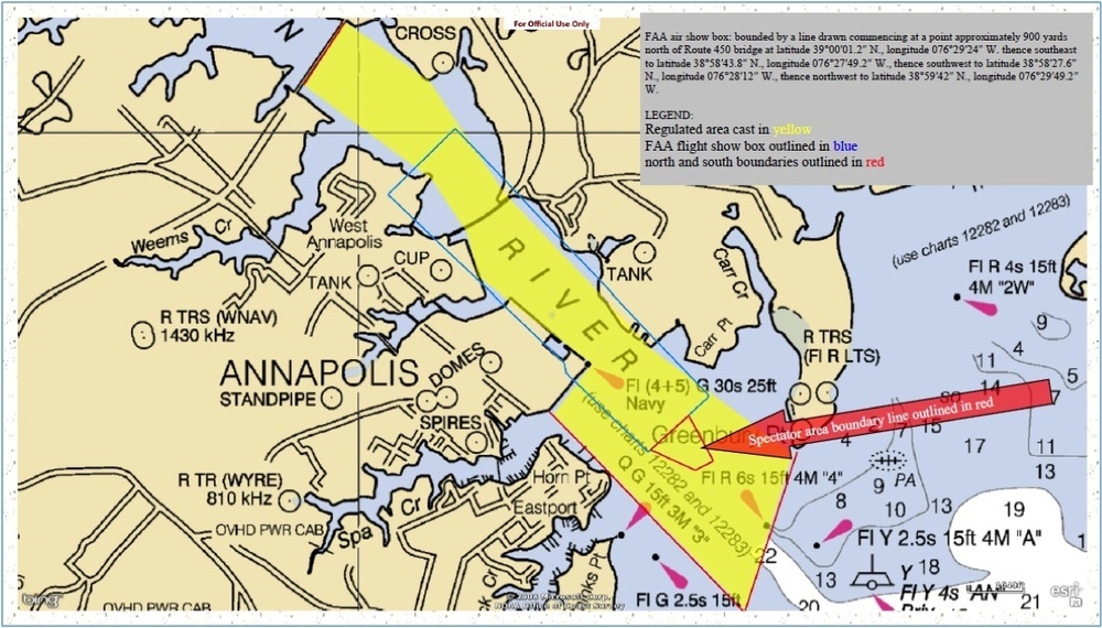 Coast Guard enforces safety zone on Potomac River for Blue Angels air show