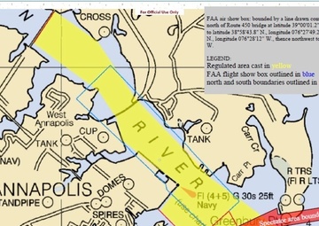 Coast Guard enforces safety zone on Potomac River for Blue Angels air show
