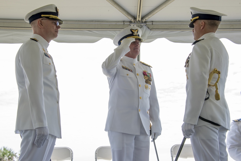 Coast Guard Sector Jacksonville holds change of command ceremony