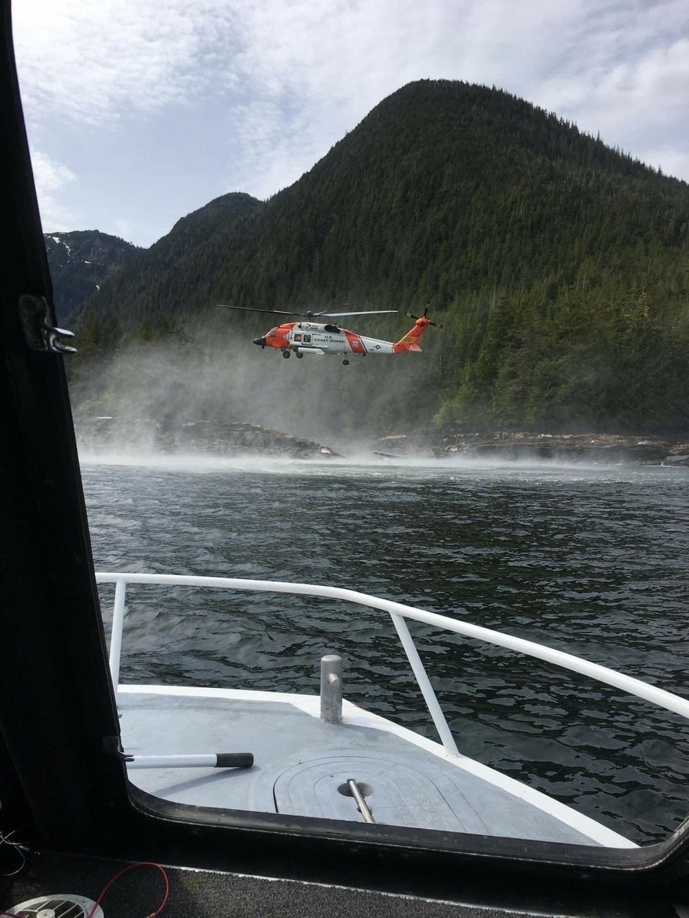 Coast Guard, partner agencies, good samaritans respond to airplane collision near Ketchikan, Alaska