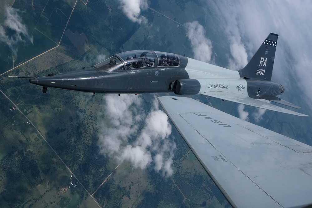 T-38C Talon conducts training over Texas