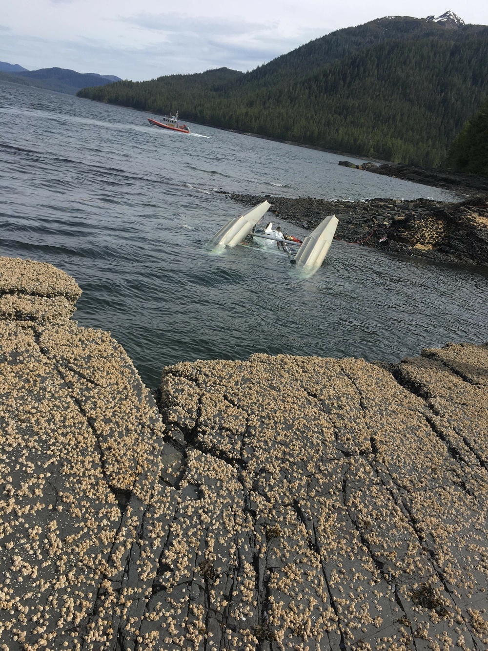 Coast Guard, partner agencies, good Samaritans respond to airplane collision near Ketchikan, Alaska