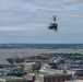 UH-1 Hueys fly during Joint Base Andrews Air &amp; Space Expo