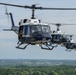 UH-1 Hueys fly during Joint Base Andrews Air &amp; Space Expo