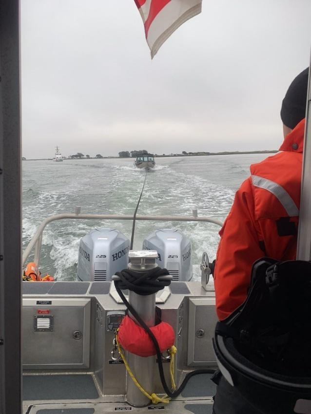 Coast Guard tows disabled vessel near Humboldt Bay