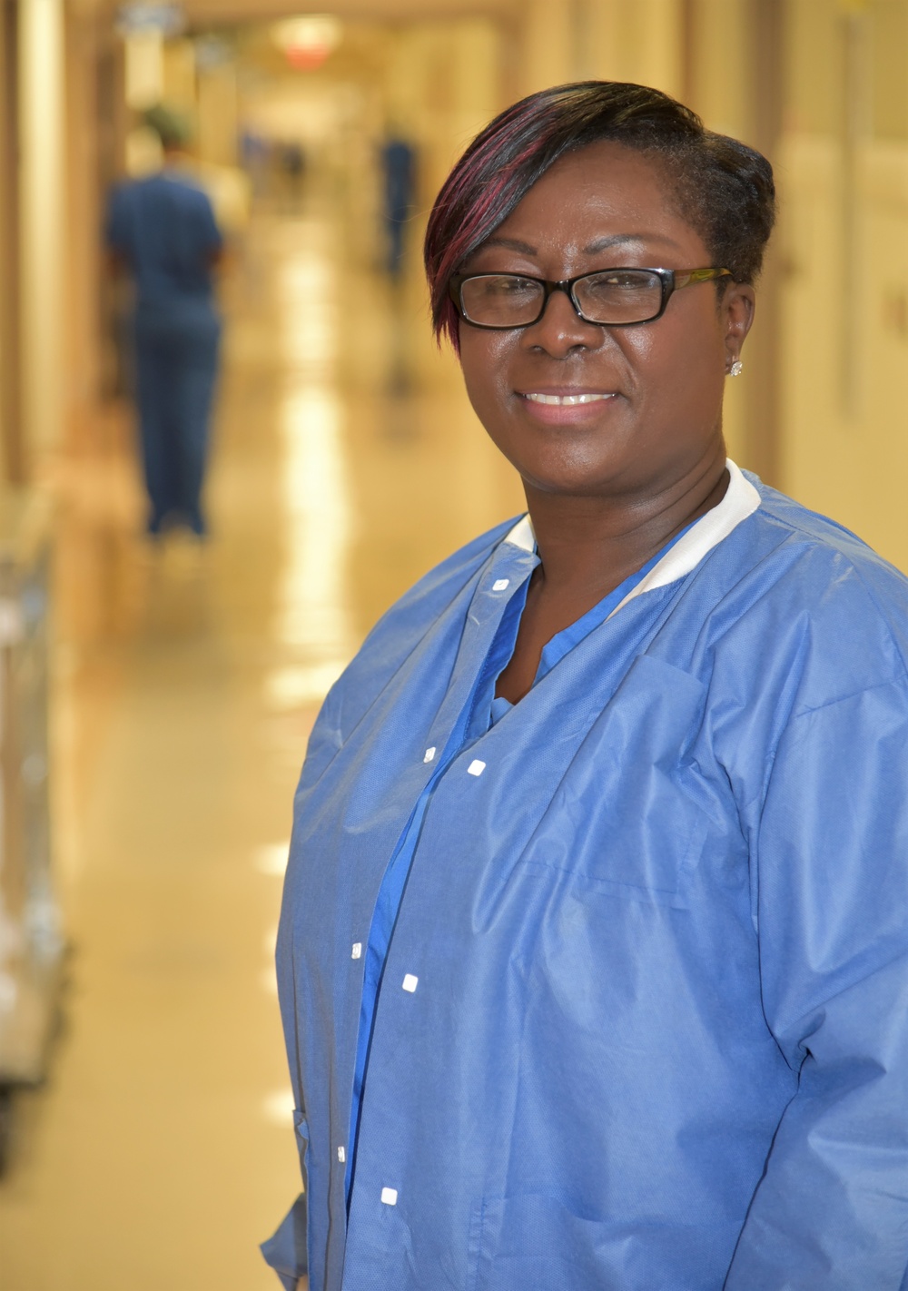 Surgical nurse at WRB poses during National Nurses Week 2019