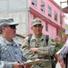 U.S. Army Soldiers interact with San Sebastian community residents in Huehuetenango, Guatemala, in support of exercise Beyond the Horizon 2019